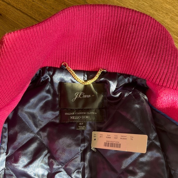 J. Crew Hot Pink Italian Wool Coat - Picture 5 of 6